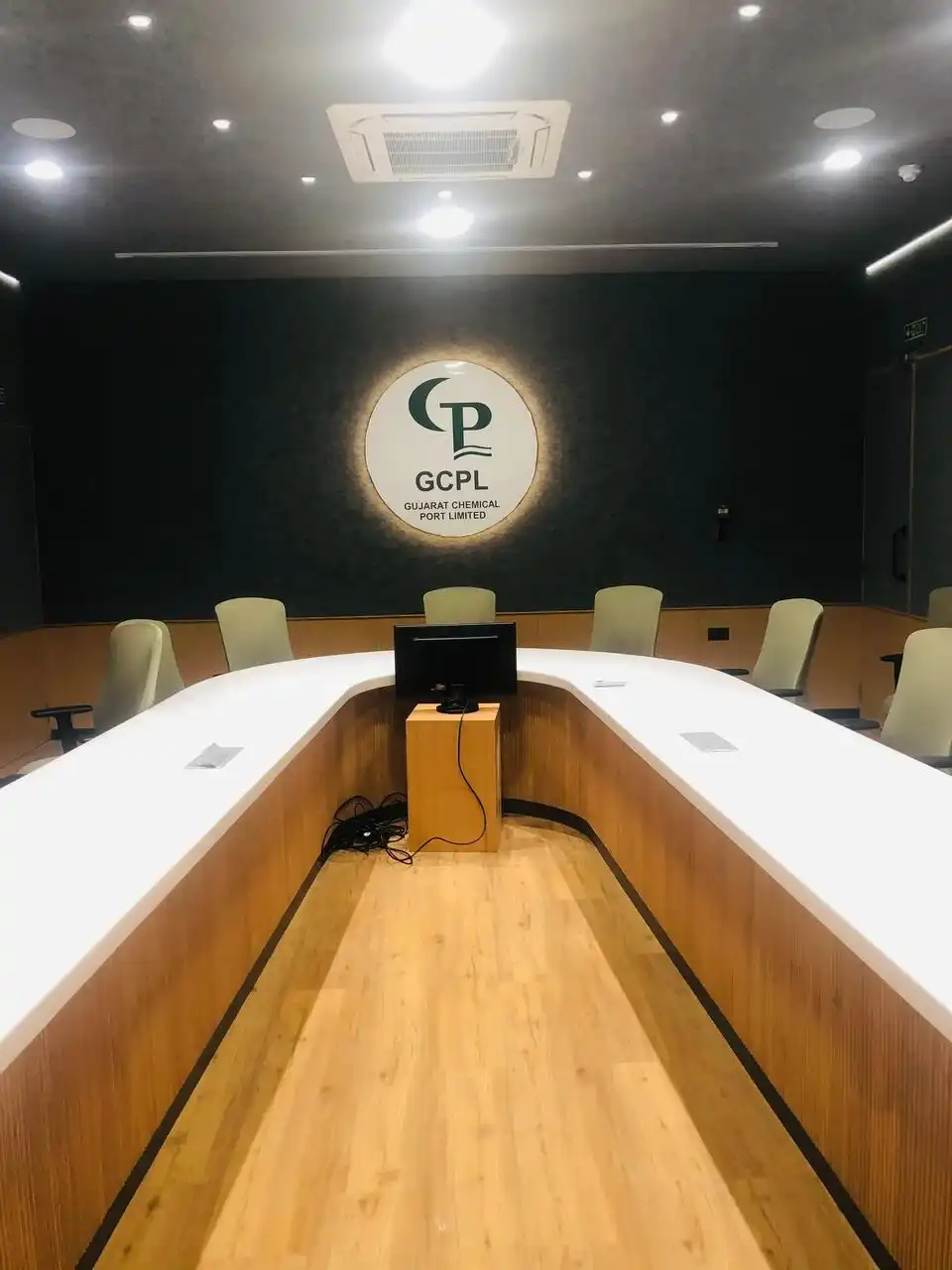 Gujarat Chemical Port Limited, GCPL Dahej project, K9 Interiors Dahej, industrial interior design Gujarat, port office interiors, Dahej chemical port project, K9 Interiors Gujarat, infrastructure interior solutions, GCPL interiors