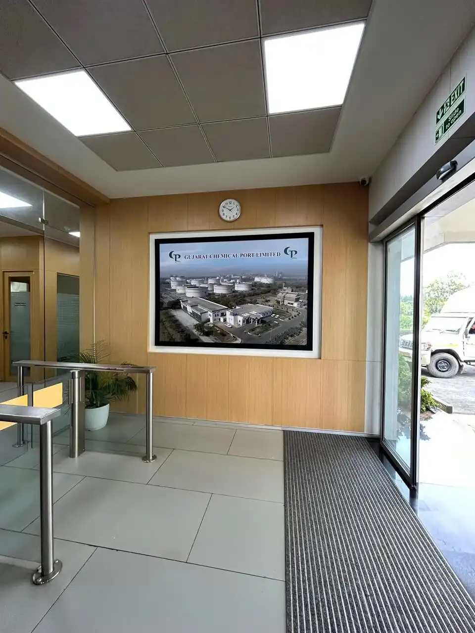 Gujarat Chemical Port Limited, GCPL Dahej project, K9 Interiors Dahej, industrial interior design Gujarat, port office interiors, Dahej chemical port project, K9 Interiors Gujarat, infrastructure interior solutions, GCPL interiors