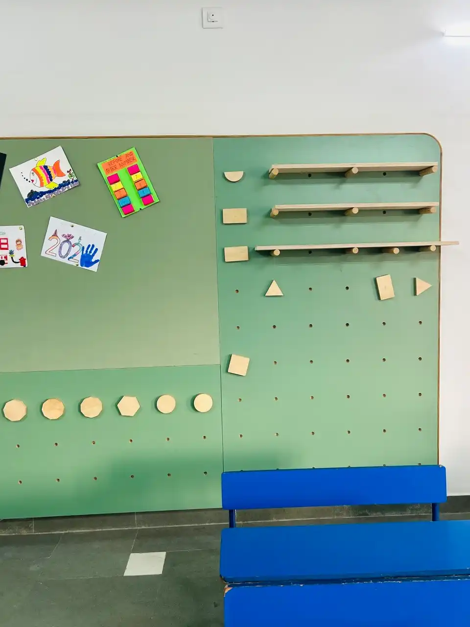 JH Ambani School interiors, school interior design project, K9 Interiors education project, classroom interior design India, CBSE school interiors, institutional interior solutions, K9 Interiors portfolio, school infrastructure design