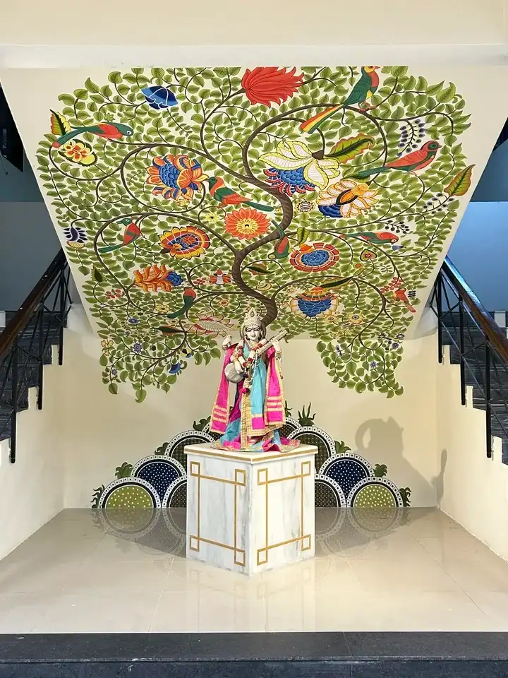 JH Ambani School interiors, school interior design project, K9 Interiors education project, classroom interior design India, CBSE school interiors, institutional interior solutions, K9 Interiors portfolio, school infrastructure design