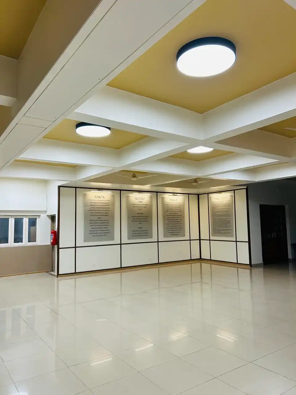 JH Ambani School interiors, school interior design project, K9 Interiors education project, classroom interior design India, CBSE school interiors, institutional interior solutions, K9 Interiors portfolio, school infrastructure design