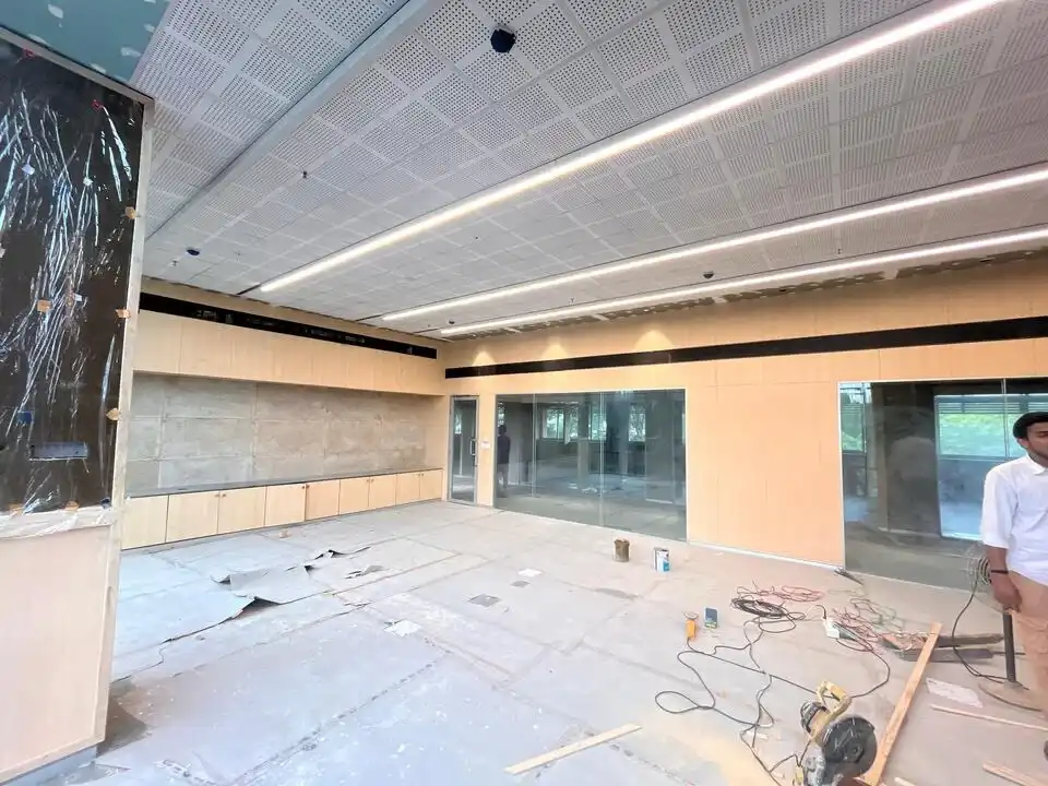 SVNIT Surat admin building interiors, K9 Interiors SVNIT project, institutional interior design Gujarat, admin office interior design, NIT Surat interiors, educational building interiors India, K9 Interiors portfolio, office interior solutions