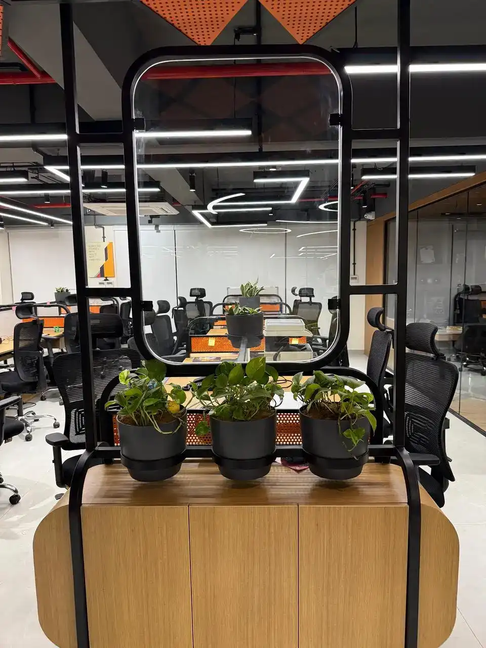 Authentic Group of Companies interiors, K9 Interiors project, corporate office interior design, commercial interior solutions Gujarat, turnkey interior projects India, K9 Interiors portfolio, office design execution, workspace interiors