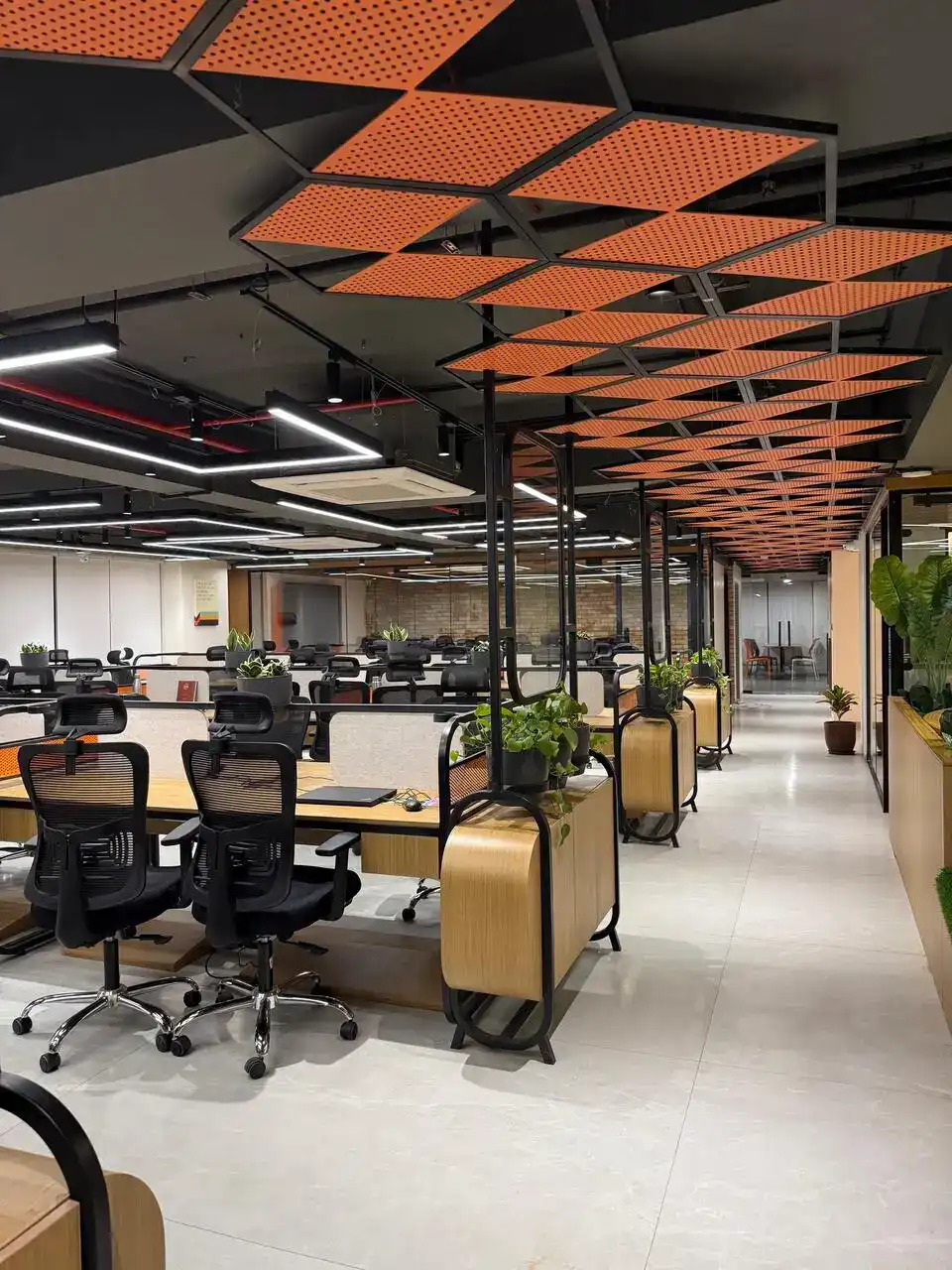Authentic Group of Companies interiors, K9 Interiors project, corporate office interior design, commercial interior solutions Gujarat, turnkey interior projects India, K9 Interiors portfolio, office design execution, workspace interiors