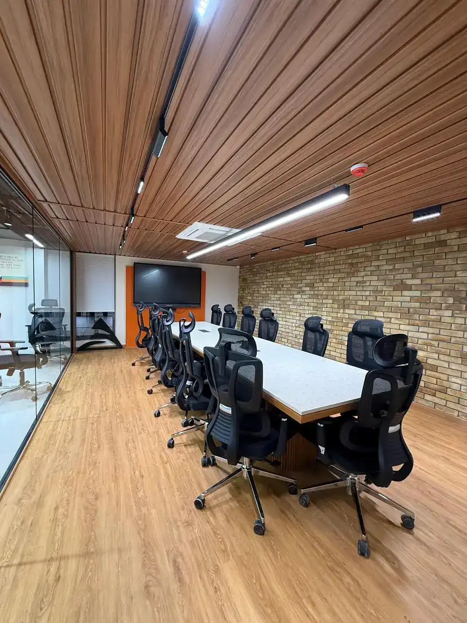 Authentic Group of Companies interiors, K9 Interiors project, corporate office interior design, commercial interior solutions Gujarat, turnkey interior projects India, K9 Interiors portfolio, office design execution, workspace interiors
