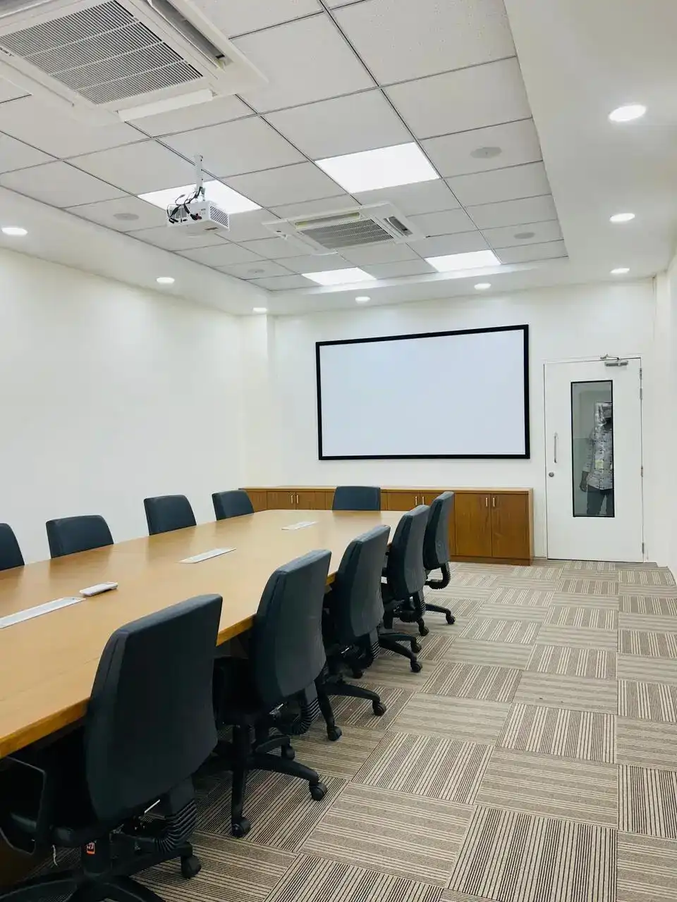 Authentic Group of Companies interiors, K9 Interiors project, corporate office interior design, commercial interior solutions Gujarat, turnkey interior projects India, K9 Interiors portfolio, office design execution, workspace interiors