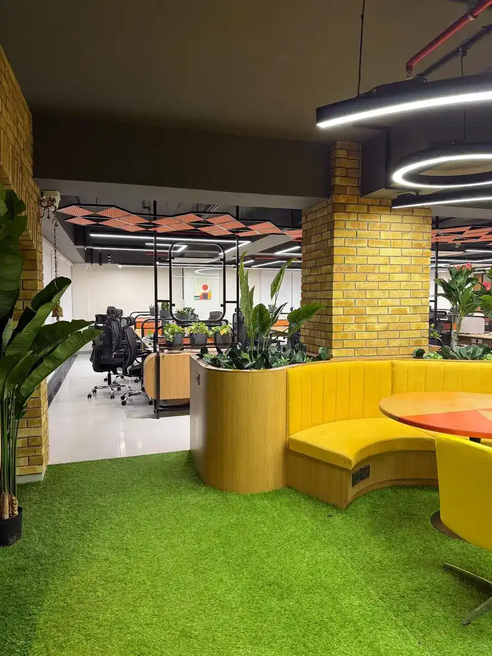 Authentic Group of Companies interiors, K9 Interiors project, corporate office interior design, commercial interior solutions Gujarat, turnkey interior projects India, K9 Interiors portfolio, office design execution, workspace interiors