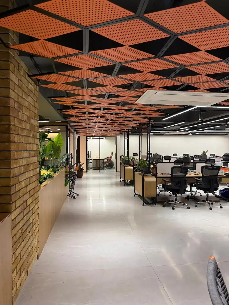 Authentic Group of Companies interiors, K9 Interiors project, corporate office interior design, commercial interior solutions Gujarat, turnkey interior projects India, K9 Interiors portfolio, office design execution, workspace interiors