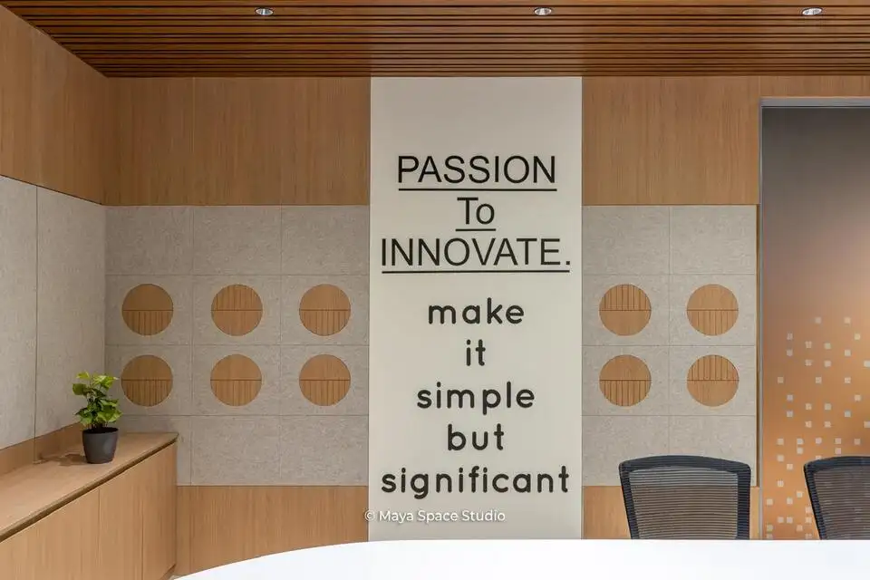 Ranishow Metrology interiors, K9 Interiors industrial project, metrology lab interior design, precision workspace interiors, industrial office interiors Gujarat, K9 Interiors portfolio, laboratory interior solutions, technical workspace design India,