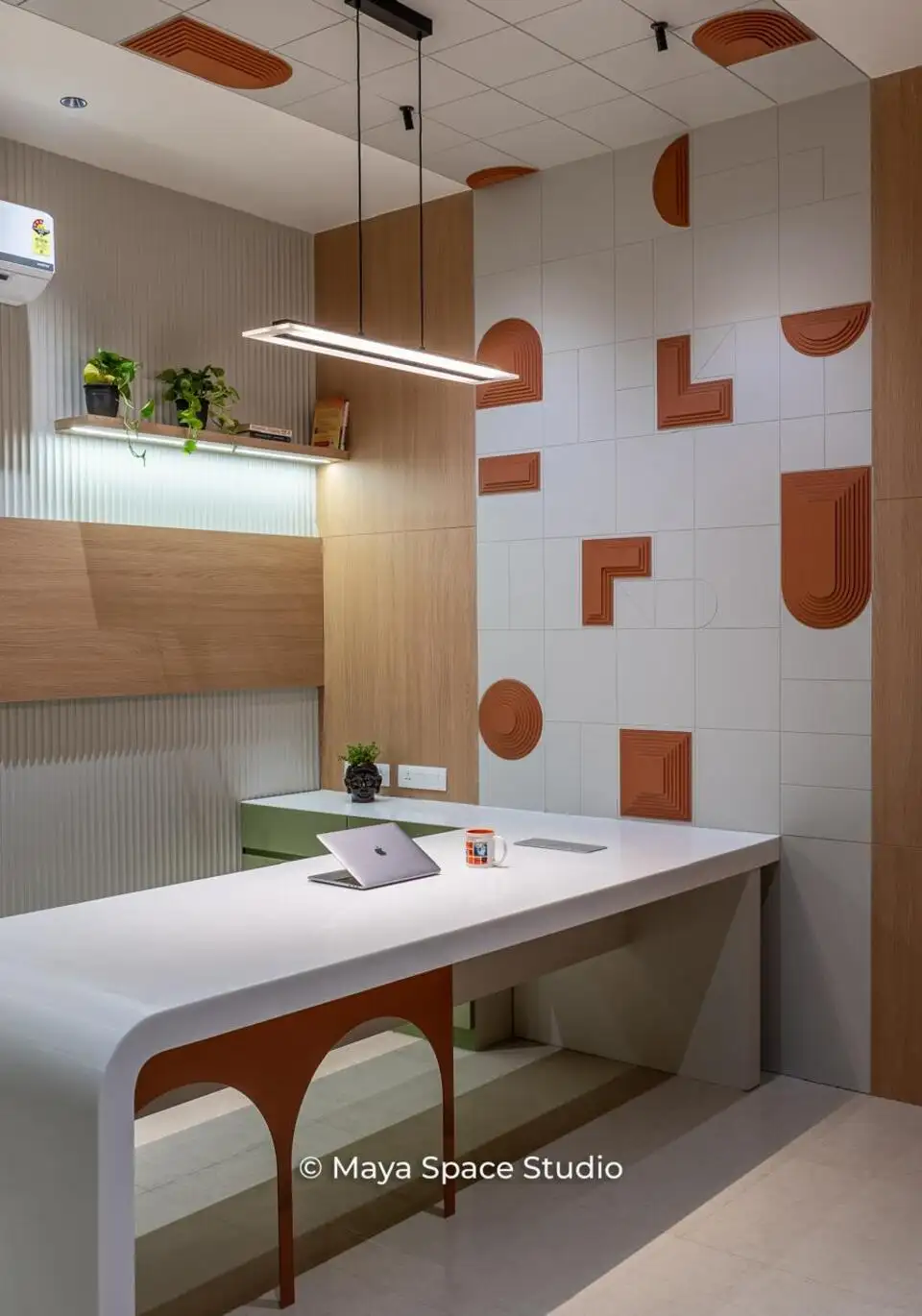 Ranishow Metrology interiors, K9 Interiors industrial project, metrology lab interior design, precision workspace interiors, industrial office interiors Gujarat, K9 Interiors portfolio, laboratory interior solutions, technical workspace design India,