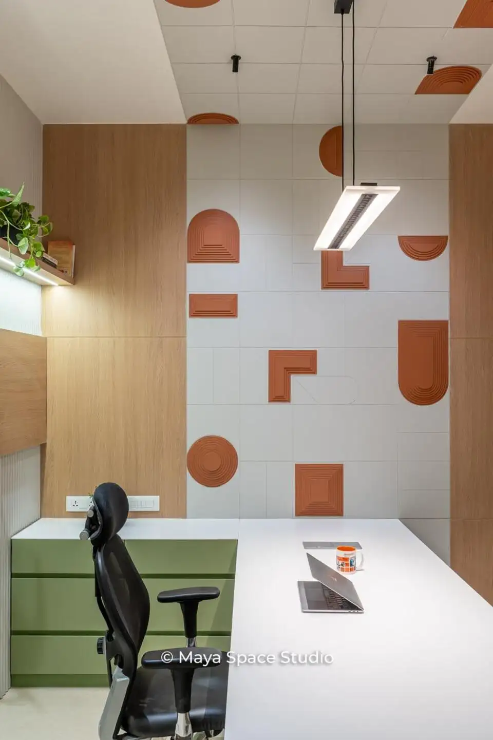 Ranishow Metrology interiors, K9 Interiors industrial project, metrology lab interior design, precision workspace interiors, industrial office interiors Gujarat, K9 Interiors portfolio, laboratory interior solutions, technical workspace design India,